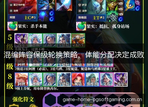 混编阵容保级轮换策略，体能分配决定成败